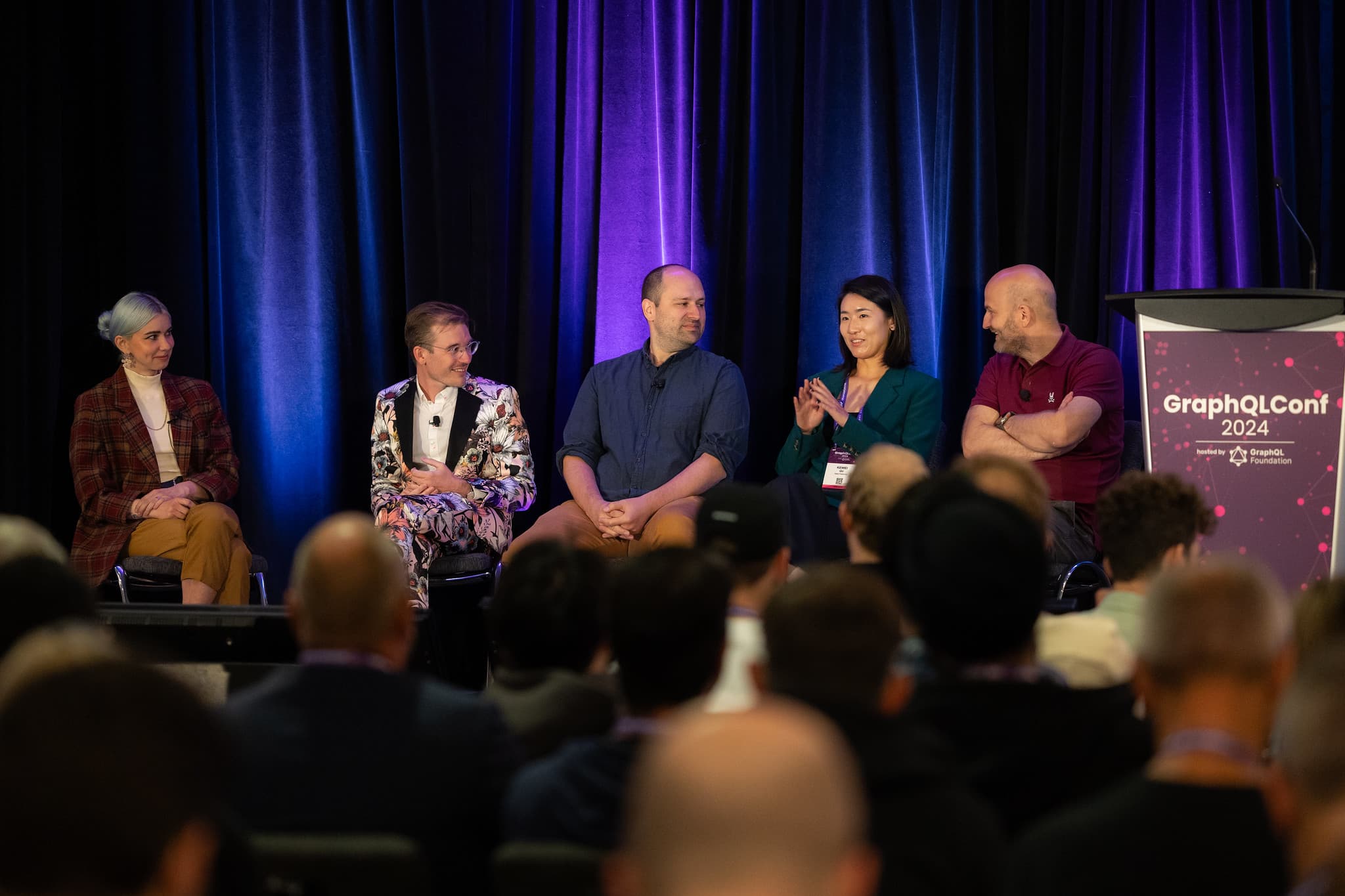 five speakers at GraphQLConf 2024